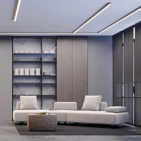 Профиль для ленты LED накладной SL-LINE 50x50мм без рассеивателя (3м) 43976 ARLIGHT