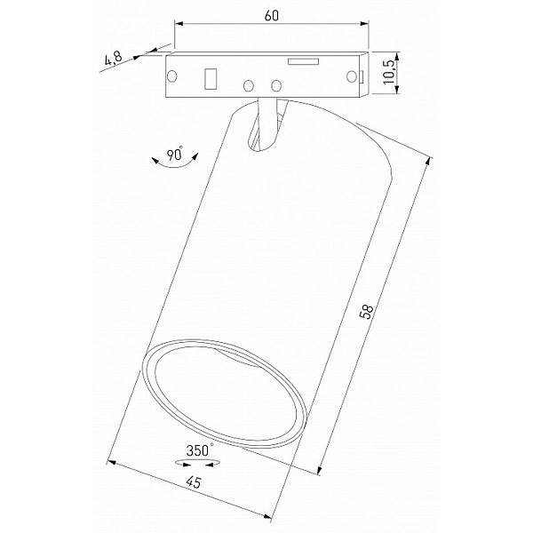 Трековый светильник ELEKTROSTANDARD MINI MAGNETIC a067275