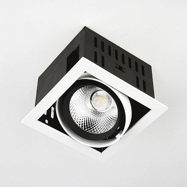 Светильник встраиваемый AMBRELLA LIGHT CARDANO T811 BK/CH 12W 4200K