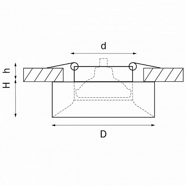 Светильник встраиваемый LIGHTSTAR LEVIGO L01002723