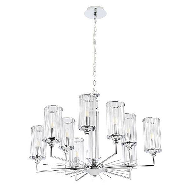 Люстра подвесная CRYSTAL LUX GLORIA SP9 CHROME