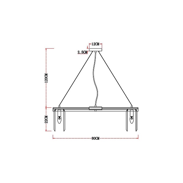 Подвес ARTE LAMP SECUNDA A1003LM-12CC