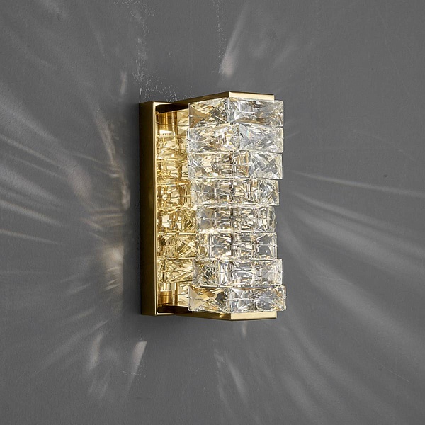Бра DELIGHT COLLECTION GLISSANDO 6005W/S gold/clear