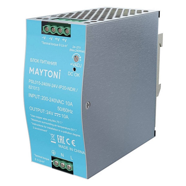 Блок питания MAYTONI LED STRIP DRIVERS 24V 240W IP20 821013