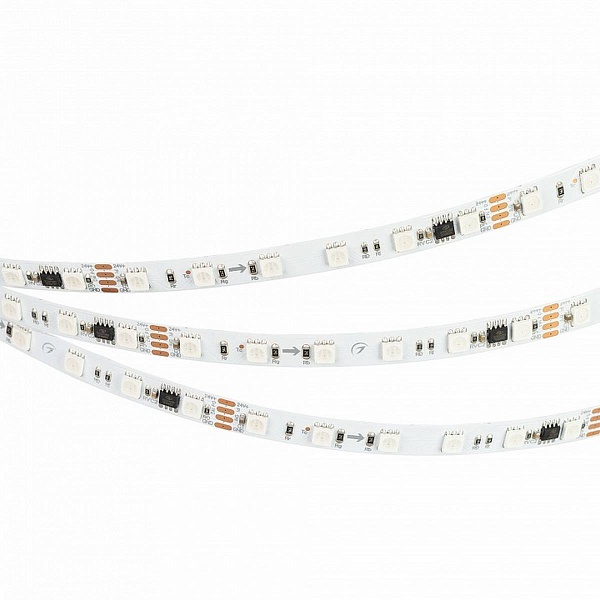 Лента LED DMX-B60 15 W/m 24V IP20 5060/60 K 10mm (5м) 33448 ARLIGHT