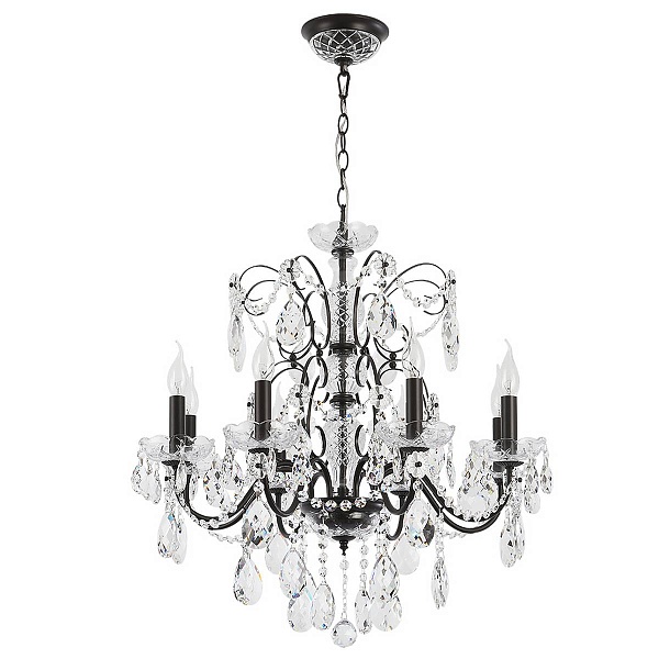 Люстра подвесная CRYSTAL LUX ODELIS SP8 BROWN
