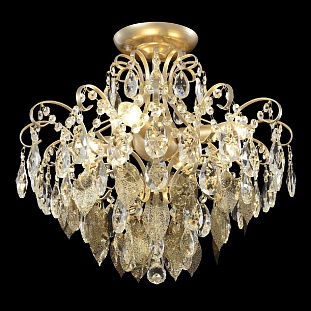 Люстра потолочная CRYSTAL LUX ESMIRALDA ESMIRALDA PL4 GOLD