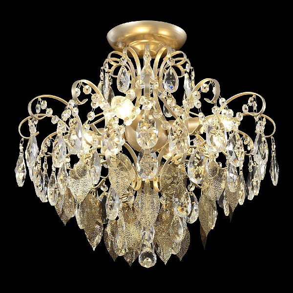 Люстра потолочная CRYSTAL LUX ESMIRALDA ESMIRALDA PL4 GOLD