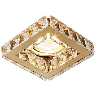 Светильник встраиваемый AMBRELLA LIGHT CRYSTAL K110 CL/G