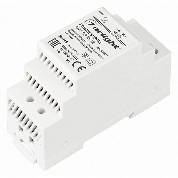 Блок питания ARLIGHT ARV-DR 12V 24W IP20 34671