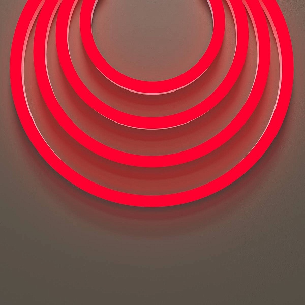 Лента LED ГИБКИЙ НЕОН 8 W/m 24V IP65 2835/120 RED 25mm (50м) 201233 MAYTONI