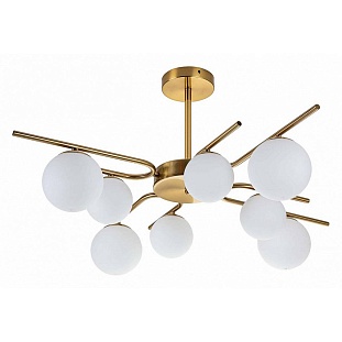 Люстра потолочная ESCADA SPHERE 642/8P Brass
