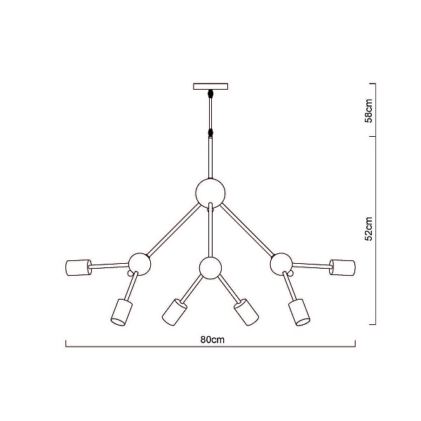 Люстра подвесная ARTE LAMP MATRIX A3064SP-12WH