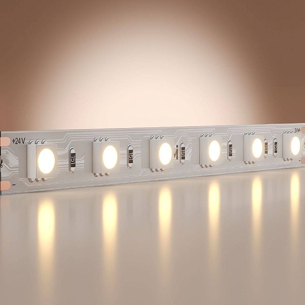 Лента LED BASE 14,4 W/m 24V IP20 5050/60 3000K 10mm (5м) 201189 MAYTONI