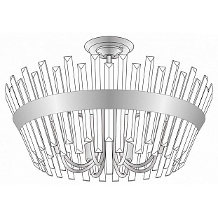 Люстра потолочная CITILUX ВЕСТЕРОС CL307180