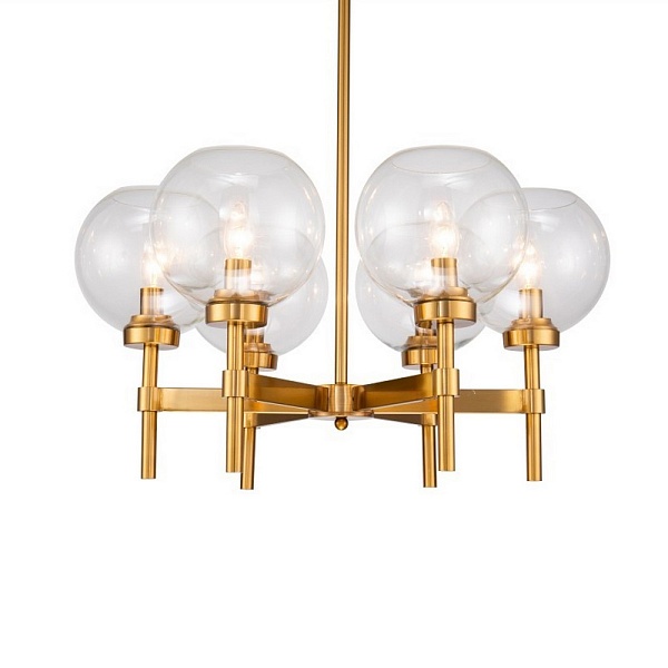Люстра подвесная DELIGHT COLLECTION JADE BG240P-6 brass