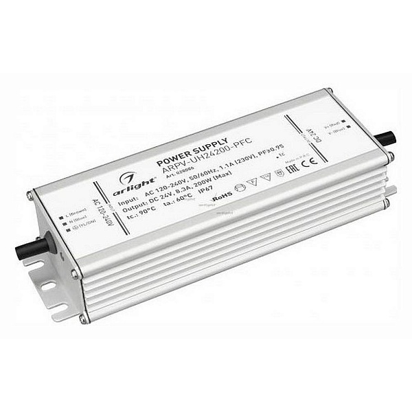 Блок питания ARLIGHT ARPV-UH 24V 200W IP67 28086