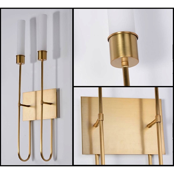 Бра DELIGHT COLLECTION WALL LAMP BRWL7035 antique brass