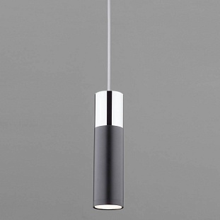 Подвес EUROSVET DOUBLE TOPPER 50135/1 LED хром/черный 12W