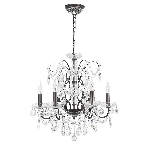Люстра подвесная CRYSTAL LUX ODELIS SP6 BROWN