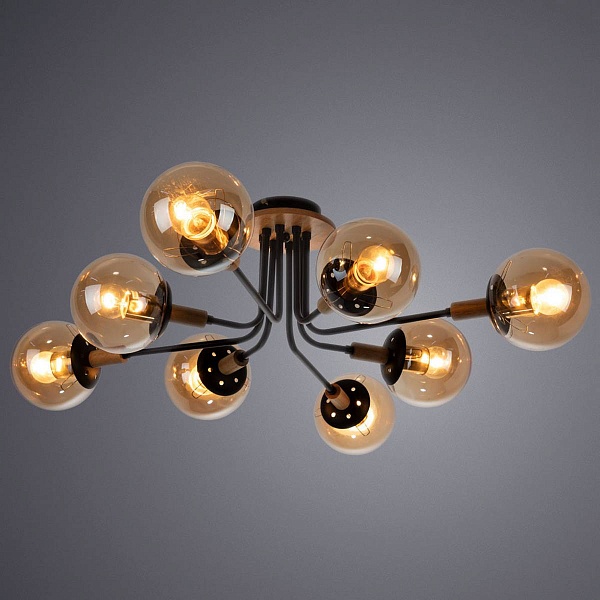 Люстра потолочная ARTE LAMP OXFORD A2716PL-8BK