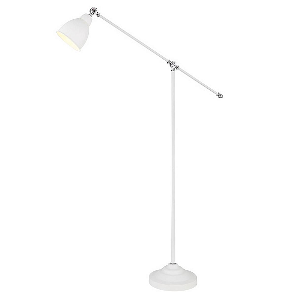 Торшер ARTE LAMP Braccio  A2054PN-1WH