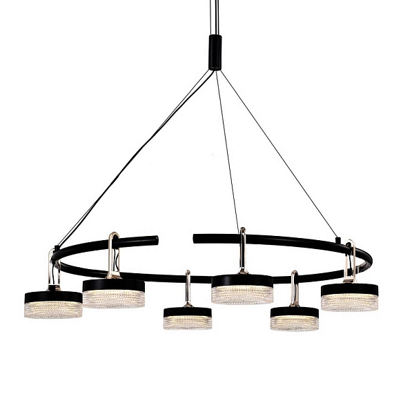 Люстра подвесная DELIGHT COLLECTION P0855 P0855-6C black