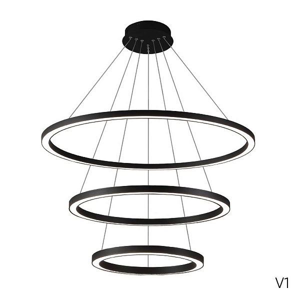 Подвес CRYSTAL LUX FORTUNA SP158W LED BLACK