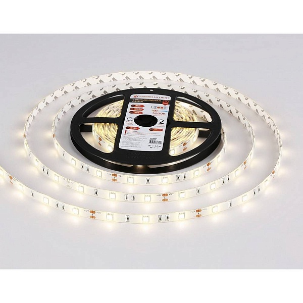 Лента LED 7,2 W/m 12V IP65 2835/30 3000K 10mm (5м) GS1901 AMBRELLA LIGHT