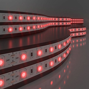 Лента LED 14,4 W/m 24V IP20 5050/60 RED 10mm (5м) a052973 ELEKTROSTANDARD
