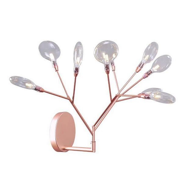 Бра CRYSTAL LUX EVITA Evita AP9 copper/transparent