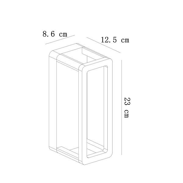 Светильник уличный настенный ARTE LAMP HASSALEH A3374AL-1BK