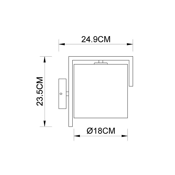 Бра ARTE LAMP APEROL A5031AP-1SS