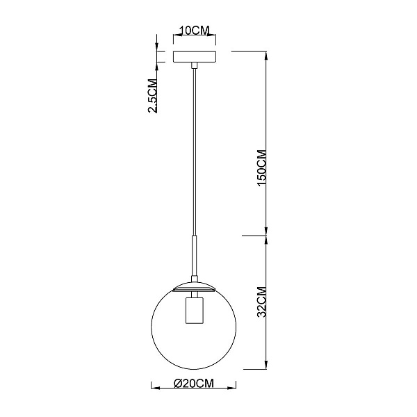 Подвес ARTE LAMP VOLARE A1920SP-1CC