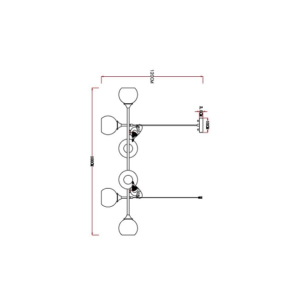 Подвес ARTE LAMP GEMELLI A2150SP-6WG
