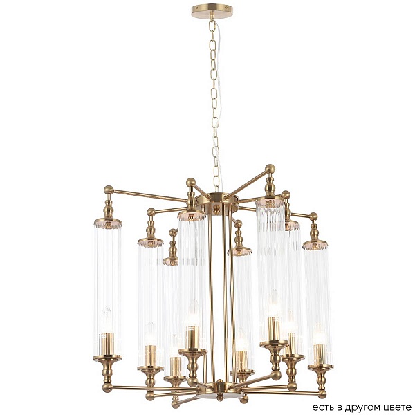 Люстра подвесная CRYSTAL LUX TOMAS SP8 D650 BRASS