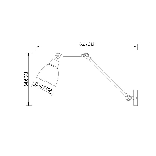 Бра ARTE LAMP A2055AP-1AB