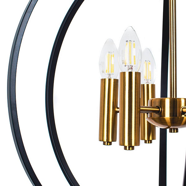 Люстра подвесная ARTE LAMP CASTULA A7013SP-6BK