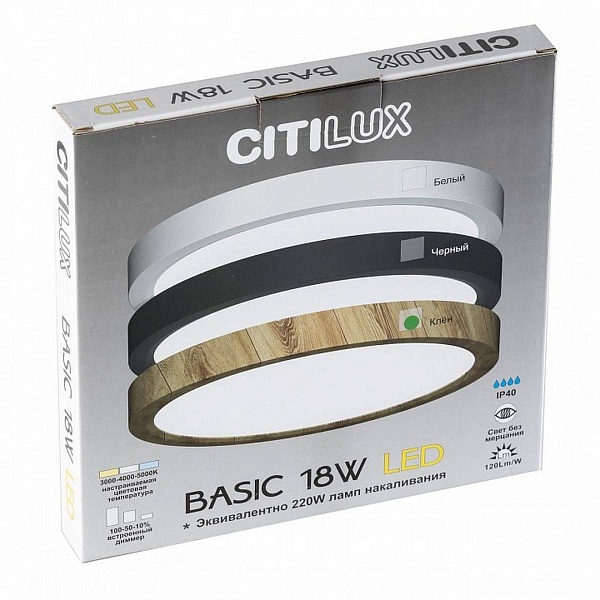 Светильник потолочный CITILUX БЕЙСИК CL738122N