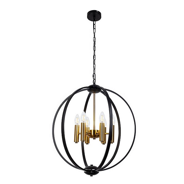 Люстра подвесная ARTE LAMP CASTULA A7013SP-6BK