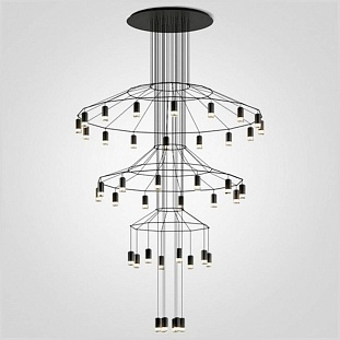 Люстра подвесная IMPERIUMLOFT VIBIA WIREFLOW 75393-22