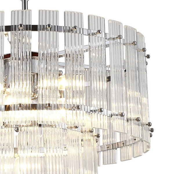 Люстра подвесная DELIGHT COLLECTION RUBY KG1112P-7 chrome/clear