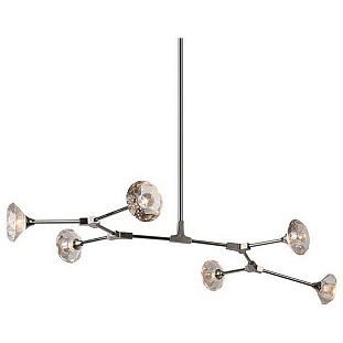 Люстра подвесная DELIGHT COLLECTION SALASCO KR0776P-6 nickel