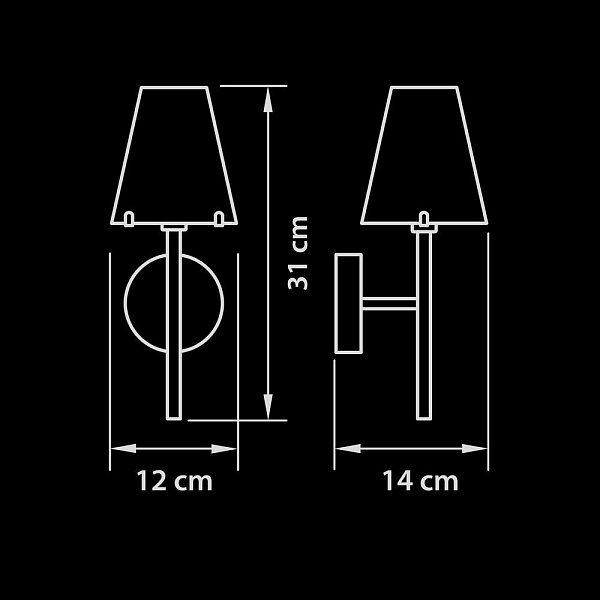 Бра LIGHTSTAR DIAFANO 758614