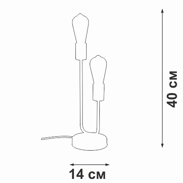 Настольная лампа VITALUCE  V3005-1/2L