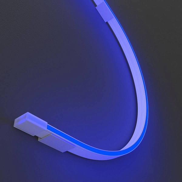 Лента LED ГИБКИЙ НЕОН 9,6 W/m 24V IP67 2835/144 Blue (синий) 4mm (5м) 432041 MAYTONI