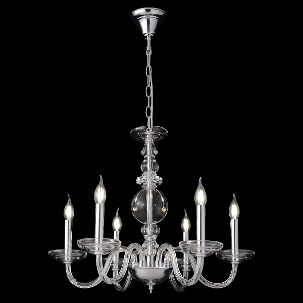 Люстра подвесная CRYSTAL LUX ARABESQUE SP6 CHROME
