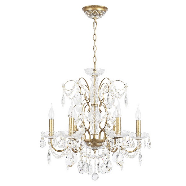 Люстра подвесная CRYSTAL LUX ODELIS SP6 GOLD