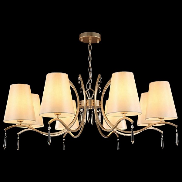Люстра подвесная CRYSTAL LUX RENATA RENATA SP8 GOLD