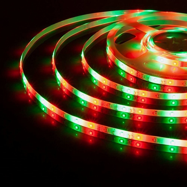 Лента LED 4,8 W/m 12V IP65 2835/60 RGB 8mm (5м) a050579 ELEKTROSTANDARD